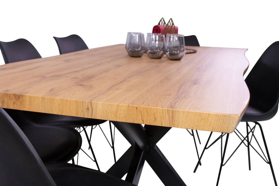 SAM_NEU-Esszimmer-Esszimmertische-Josy-spider-schwarz-180-BKT_Josy_wildeiche_04