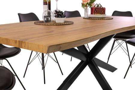 SAM_NEU-Esszimmer-Esszimmertische-Josy-spider-schwarz-220-BKT_Josy_wildeiche_04