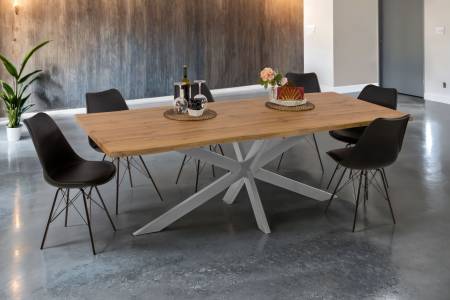 SAM_NEU-Esszimmer-Esszimmertische-Josy-spider-silber-220-BKT_Josy_wildeiche_05