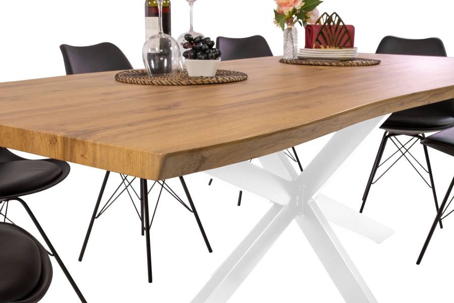 SAM_NEU-Esszimmer-Esszimmertische-Josy-spider-weiss-220-BKT_Josy_wildeiche_04-2