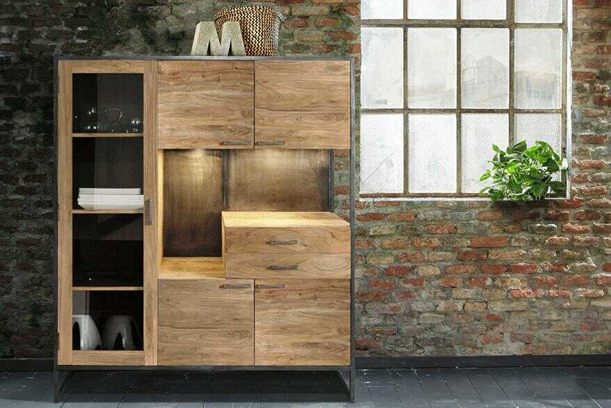 Highboard als Aufbewahrungsmoebel