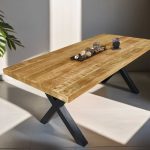SAM_NEU-Beimoebel-Libro-Tische_Mango_Rough-X_Gestell-160-BKT_Libro_mango_rough_160_01