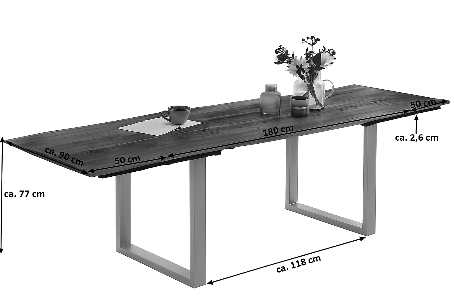 SAM_NEU-Esszimmer-Baumkante-Tische-Adina-180-Natur-Schwarz-BKT_Adina_neu_natur_180_03-14