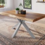 SAM_NEU-Esszimmer-Baumkante-Tische-Atlas-Natur-Spider-Gestell-silber-140-BKT_Atlas_natur_silber_01