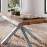 SAM_NEU-Esszimmer-Baumkante-Tische-Atlas-Natur-Spider-Gestell-silber-180-BKT_Atlas_natur_silber_04