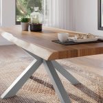 SAM_NEU-Esszimmer-Baumkante-Tische-Atlas-Natur-Spider-Gestell-silber-200-BKT_Atlas_natur_silber_04