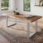 SAM_NEU-Esszimmer-Baumkante-Tische-Atlas-Natur-U-Gestell-silber-160-BKT_Atlas_160_natur_silber_01