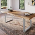 SAM_NEU-Esszimmer-Baumkante-Tische-Atlas-Natur-U-Gestell-silber-220-BKT_Atlas_220_natur_silber_01