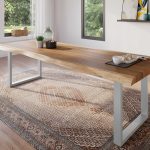 SAM_NEU-Esszimmer-Baumkante-Tische-Atlas-Natur-U-Gestell-silber-260-BKT_Atlas_260_natur_silber_01