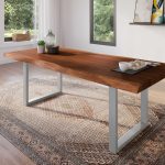 SAM_NEU-Esszimmer-Baumkante-Tische-Atlas-Nuss-U-Gestell-silber-220-BKT_Atlas_220_nussbaum_silber_01