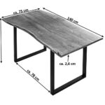 SAM_NEU-Esszimmer-Baumkante-Tische-Billy-Natur-schwarz-140-Esstisch_Billy_natur_schwarz_03