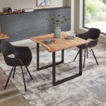 SAM_NEU-Esszimmer-Baumkante-Tische-Billy-Natur-schwarz-90-Esstisch_Billy_natur_schwarz_01