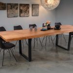 SAM_NEU-Esszimmer-Baumkante-Tische-Cali-Ansteckplatte-U-Gestell-Natur-schwarz-200-BKT_Cali_natur_02