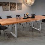 SAM_NEU-Esszimmer-Baumkante-Tische-Cali-Ansteckplatte-U-Gestell-Natur-silber-140-BKT_Cali_natur_02