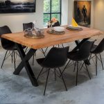 SAM_NEU-Esszimmer-Baumkante-Tische-Cali-Ansteckplatte-X-Gestell-natur-schwarz-200-BKT_Cali_natur_04