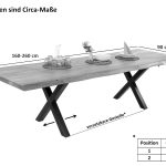 SAM_NEU-Esszimmer-Baumkante-Tische-Cali-Ansteckplatte-X-Gestell-natur-silber-160-BKT_Cali_natur_03