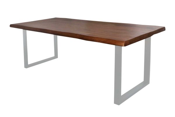 SAM NEU Esszimmer Baumkante Tische Cali Mango20Honig U Gestell 260 silber BKT Cali mango 02 scaled
