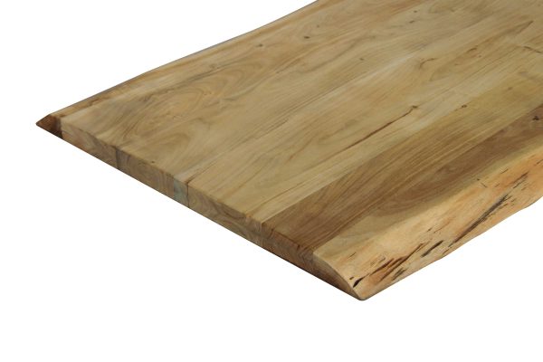SAM NEU Esszimmer Baumkante Tische Cali eiche U Gestell silber 140 cali 140 silber eiche 03 scaled