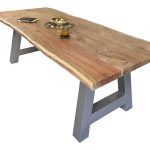 SAM_NEU-Esszimmer-Baumkante-Tische-Cali_aufgedoppelt-A_Gestell-natur-silber-260-BKT_Cali_natur_silber_260_01