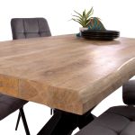 SAM_NEU-Esszimmer-Baumkante-Tische-Cali_aufgedoppelt-Spider_Gestell-mango-schwarz-160-BKT_Cali_mango_rough_04