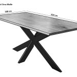 SAM_NEU-Esszimmer-Baumkante-Tische-Cali_aufgedoppelt-Spider_Gestell-mango-schwarz-220-BKT_Cali_mango_rough_03