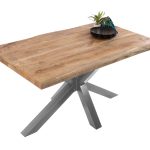 SAM_NEU-Esszimmer-Baumkante-Tische-Cali_aufgedoppelt-Spider_Gestell-mango-silber-140-BKT_Cali_mango_rough_02