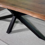 SAM_NEU-Esszimmer-Baumkante-Tische-Cali_aufgedoppelt-Spider_Gestell-nuss-schwarz-260-Cali_nussbaum_260_05