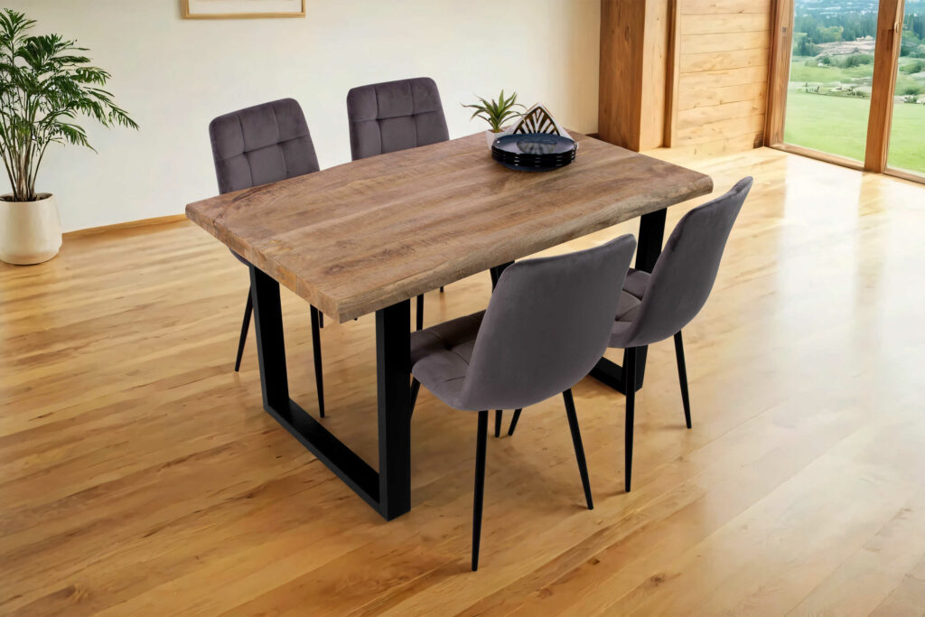 SAM_NEU-Esszimmer-Baumkante-Tische-Cali_aufgedoppelt-U_Gestell-mango-schwarz-120-BKT_Cali_mango_rough_06