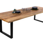 SAM_NEU-Esszimmer-Baumkante-Tische-Cali_aufgedoppelt-U_Gestell-mango-schwarz-280-BKT_Cali_mango_rough_02