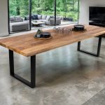 SAM_NEU-Esszimmer-Baumkante-Tische-Cali_aufgedoppelt-U_Gestell-mango-schwarz-300-BKT_Cali_mango_rough_01