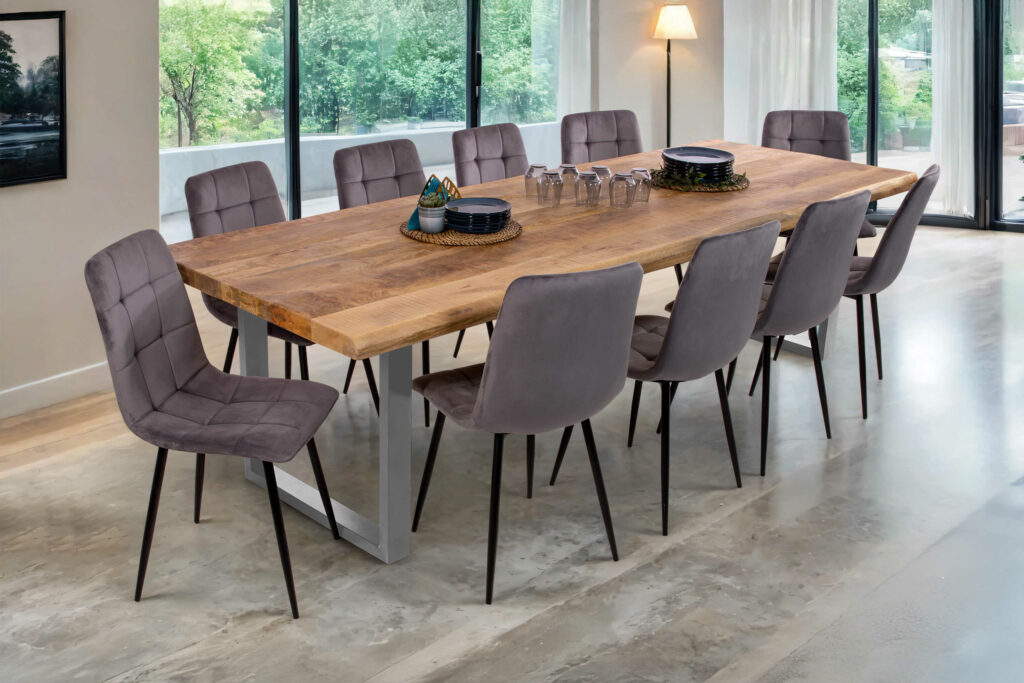 SAM_NEU-Esszimmer-Baumkante-Tische-Cali_aufgedoppelt-U_Gestell-mango-silber-280-BKT_Cali_mango_rough_06