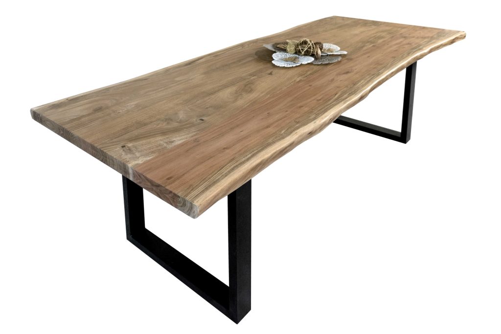 SAM_NEU-Esszimmer-Baumkante-Tische-Cali_aufgedoppelt-U_Gestell-natur-schwarz-240-BKT_Cali_natur_schwarz_240_01