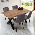 SAM_NEU-Esszimmer-Baumkante-Tische-Cali_aufgedoppelt-X_Gestell-mango-schwarz-140-BKT_Cali_mango_rough_06