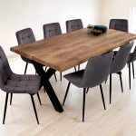 SAM_NEU-Esszimmer-Baumkante-Tische-Cali_aufgedoppelt-X_Gestell-mango-schwarz-220-BKT_Cali_mango_rough_06
