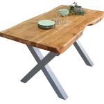 SAM_NEU-Esszimmer-Baumkante-Tische-Cali_aufgedoppelt-X_Gestell-natur-silber-180-Cali_natur_180_x_01