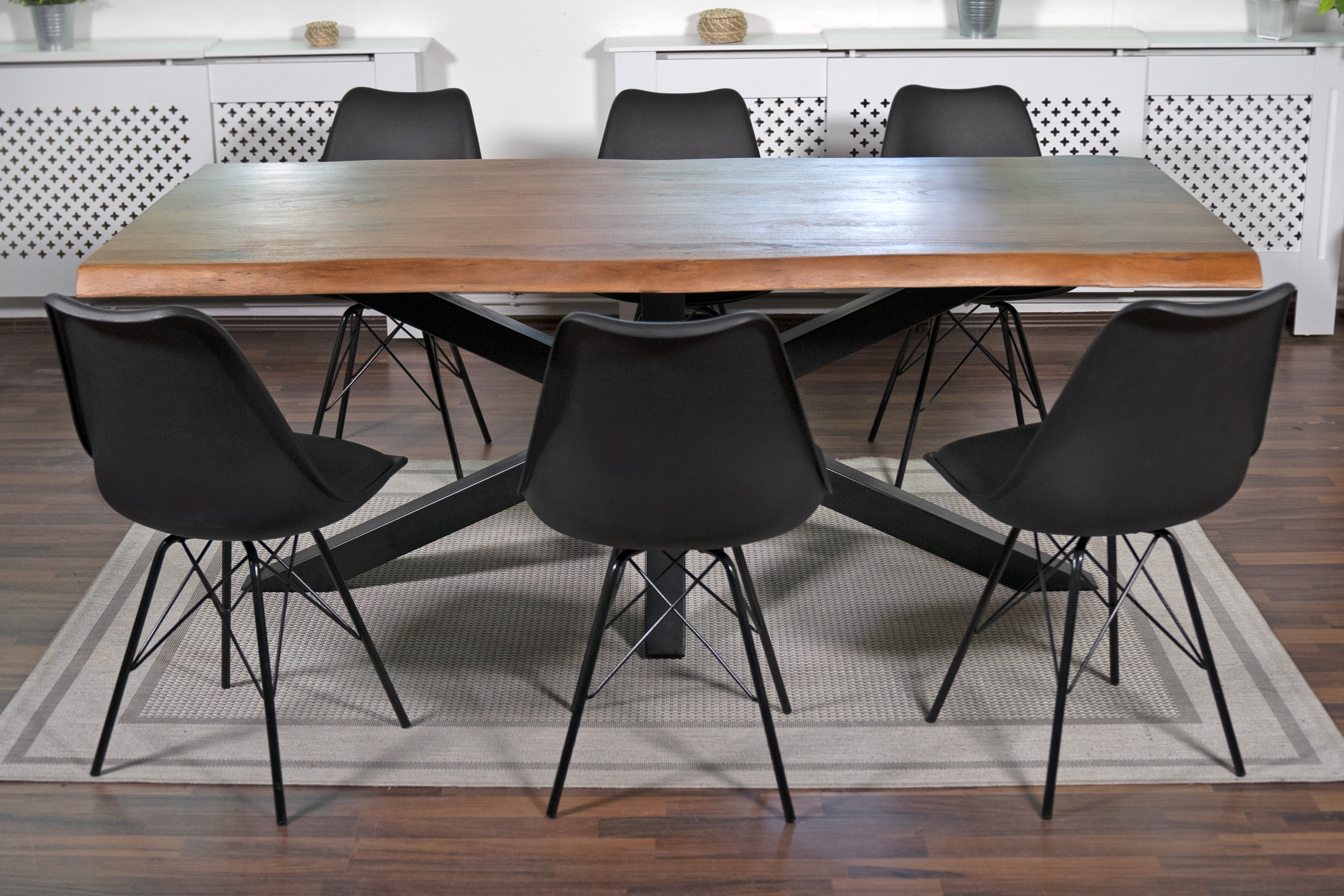 SAM_NEU-Esszimmer-Baumkante-Tische-Calista-Spider-BKT-nuss-schwarz-280-BKT_Calista_05