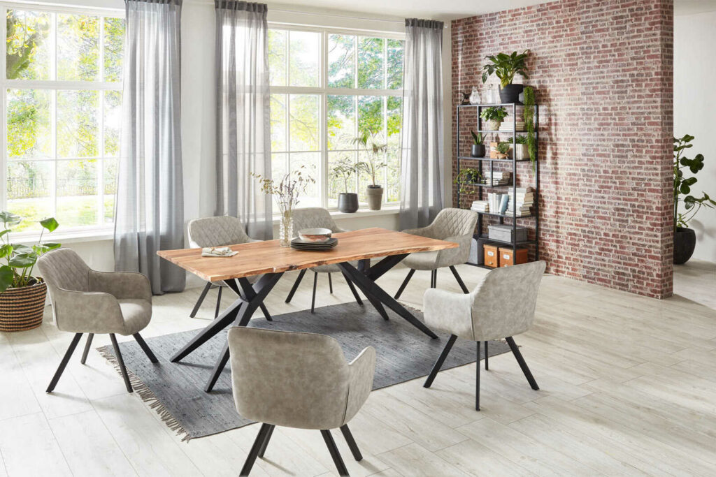 SAM_NEU-Esszimmer-Baumkante-Tische-Conni-natur-200-Conni_naturfarben_schwarz_200_neu_02-11