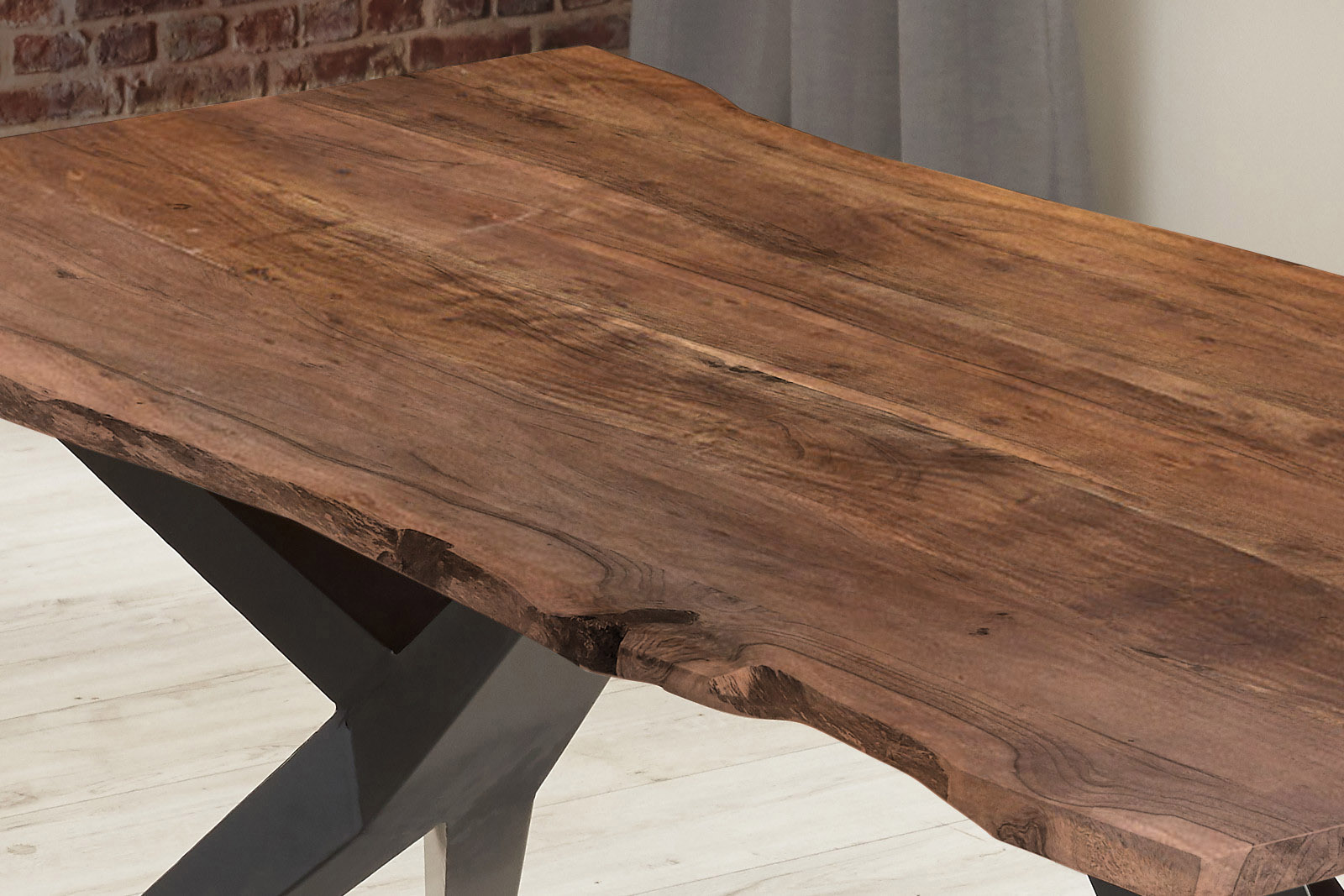 SAM_NEU-Esszimmer-Baumkante-Tische-Conni-nussbaum-240-Conni_nuss_240_schwarz_05-13