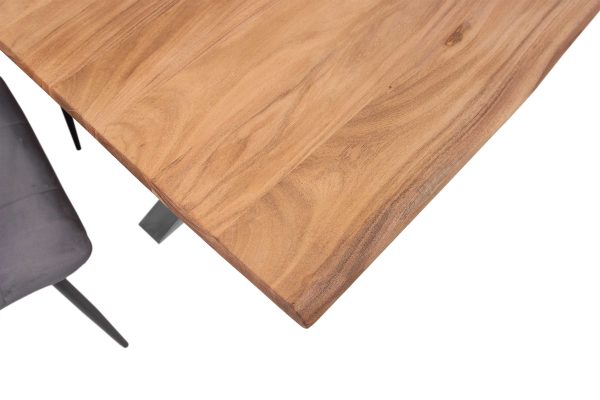 SAM NEU Esszimmer Baumkante Tische Derek Spider silber 160 BKT Derek eiche silber 05 scaled