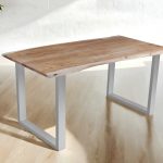 SAM_NEU-Esszimmer-Baumkante-Tische-Derek-U-Gestell-Silber-160-BK_Derek_160_eiche_silber_01