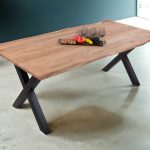 SAM_NEU-Esszimmer-Baumkante-Tische-Derek-X-Gestell-Schwarz-280-BKT_Derek_eiche_schwarz_01