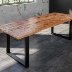 SAM_NEU-Esszimmer-Baumkante-Tische-Dora-U-Gestell-schwarz-300-ML_Dora_U_schwarz_300_Neu_01