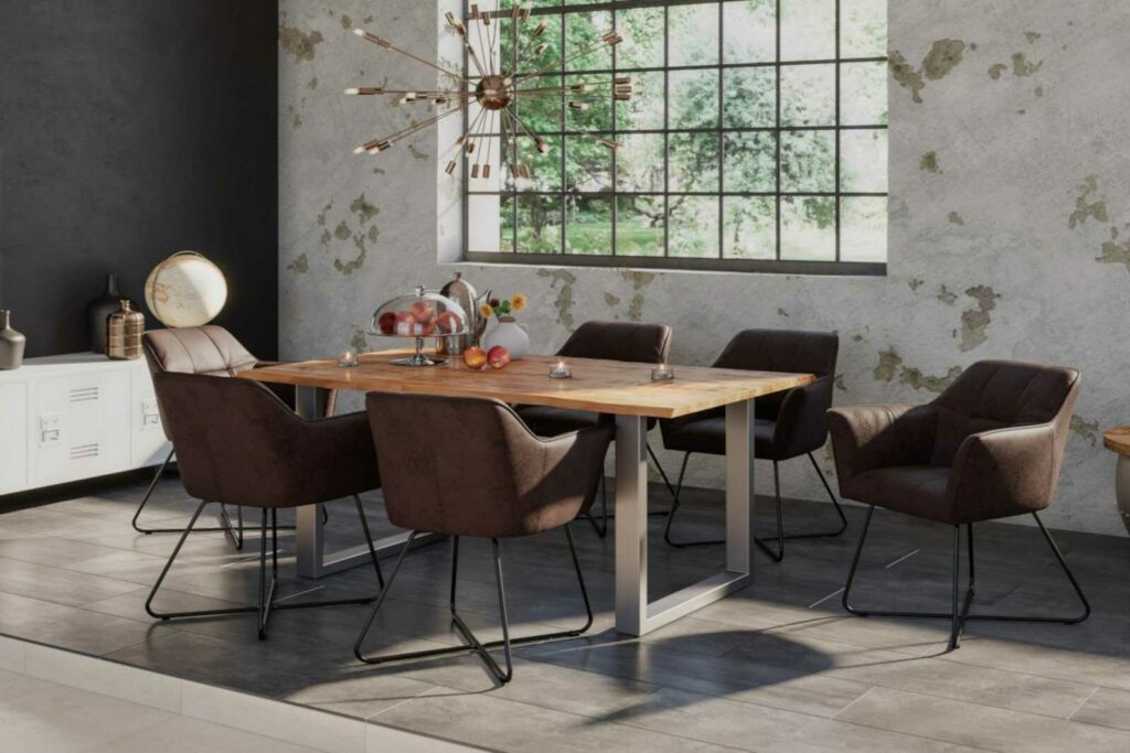 SAM_NEU-Esszimmer-Baumkante-Tische-Dora-U-Gestell-silber-120-Dora_U_silber_120_05