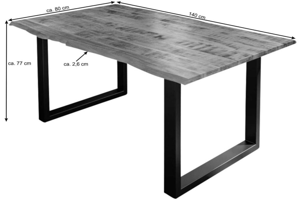 SAM_NEU-Esszimmer-Baumkante-Tische-Dora-U-Gestell-silber-140-Dora_U_silber_140_03
