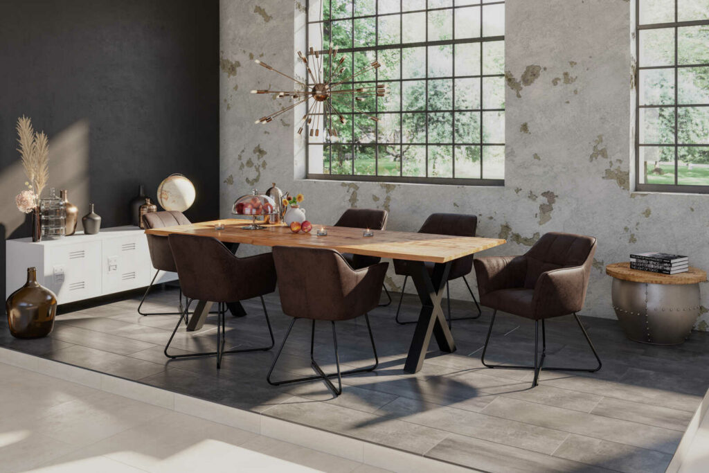 SAM_NEU-Esszimmer-Baumkante-Tische-Dora-X-Gestell-schwarz-200-Dora_X_schwarz_200_05