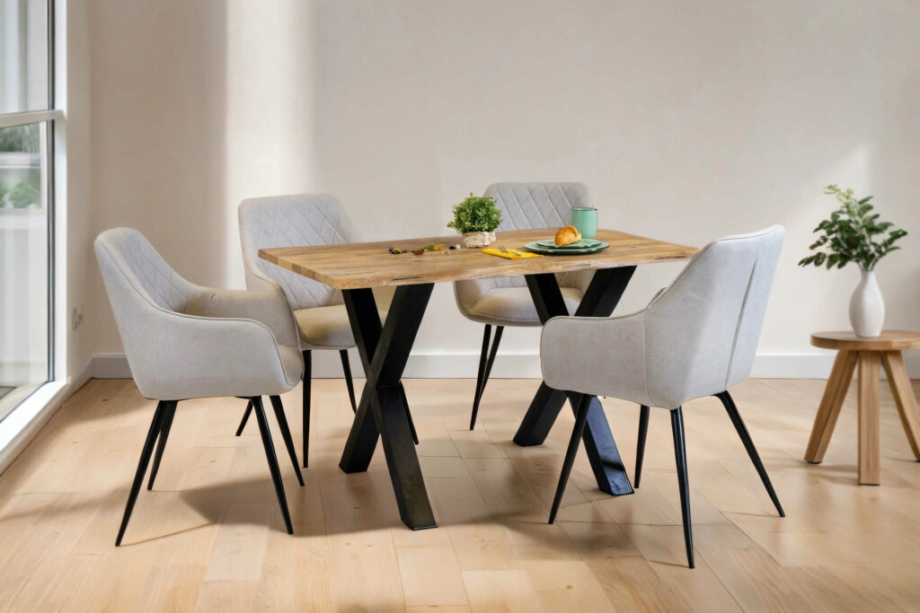 SAM_NEU-Esszimmer-Baumkante-Tische-Dora-X-Gestell-schwarz-Vintage-140-BKT_Dora_vintage_140_06