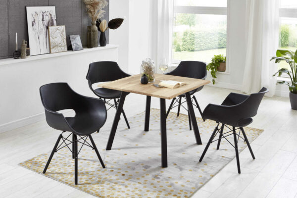 SAM NEU Esszimmer Baumkante Tische Edik 120 Edik 120 Wildeiche 05