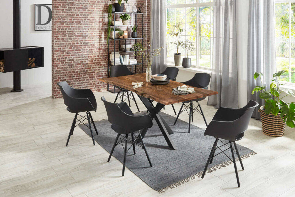 SAM_NEU-Esszimmer-Baumkante-Tische-Helene-Spider_Gestell-nuss-schwarz-180-Helene_nussbaum_schwarz_06