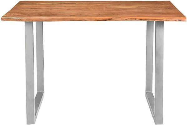 SAM NEU Esszimmer Baumkante Tische Insa Natur silber 130 Insa silber natur 03