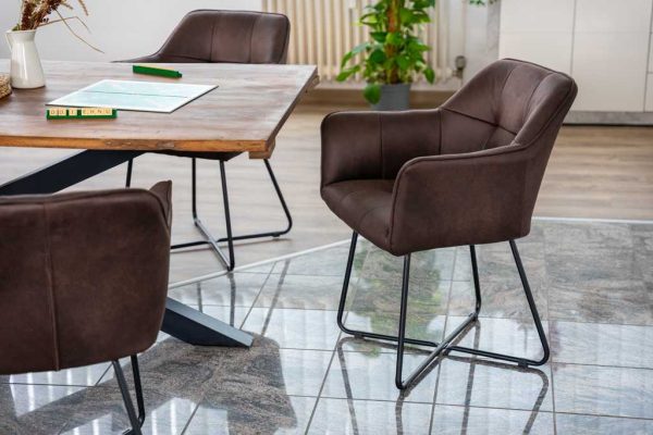 SAM NEU Esszimmer Baumkante Tische Jannik stone 200 BKT Jannik stone 06